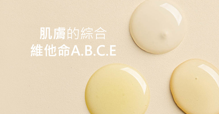 肌膚的綜合維他命ABCE