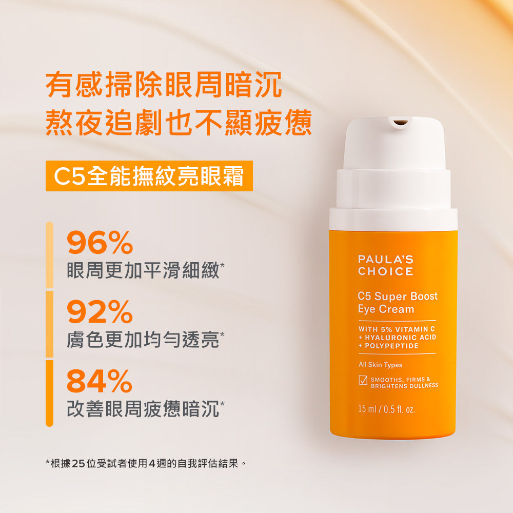 C5全能撫紋亮眼霜【小包裝】