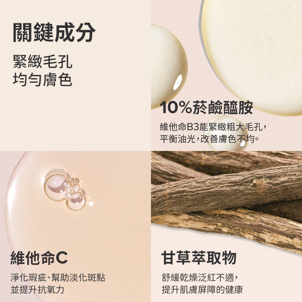 10%B3毛孔調理美白精萃