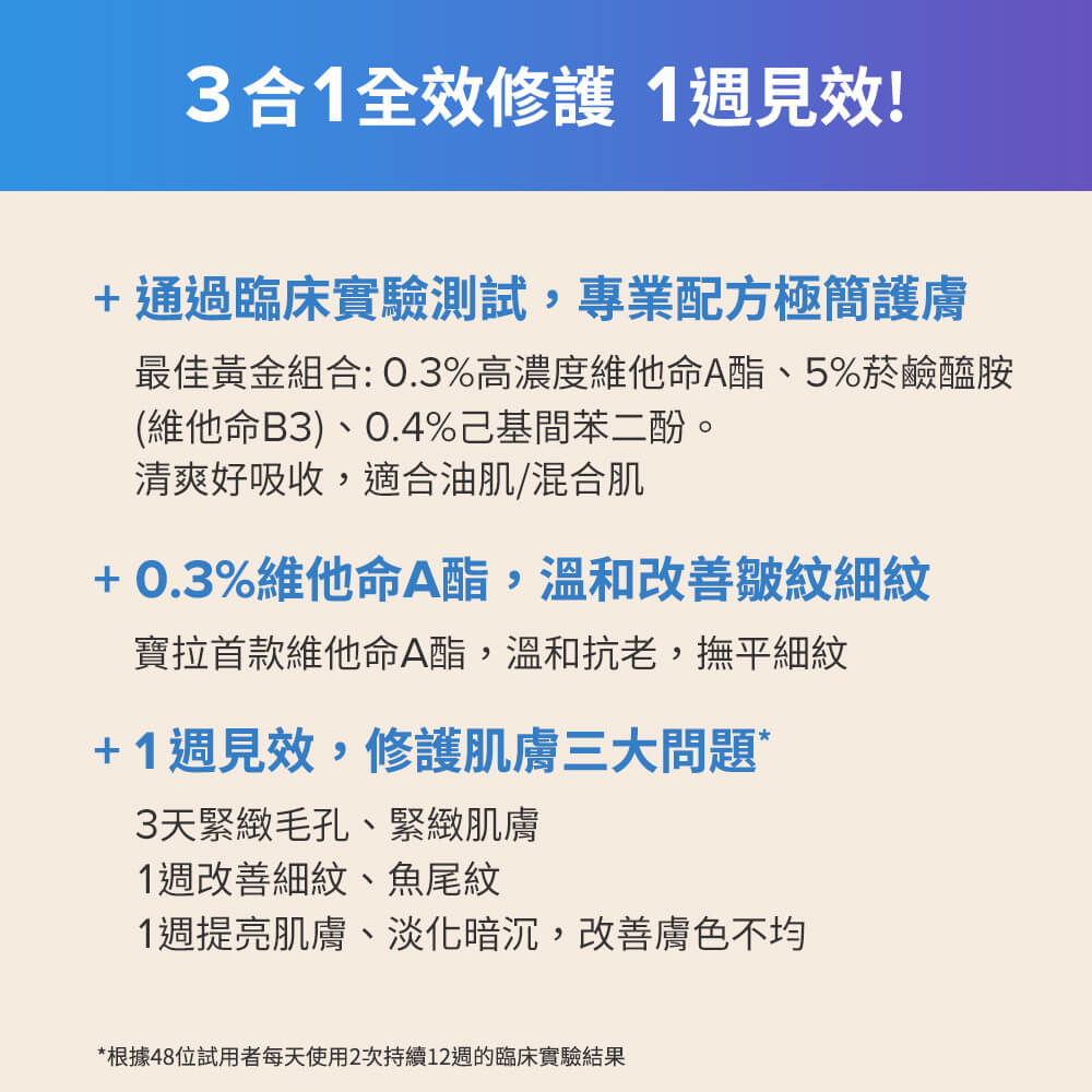 三重全效修護精華